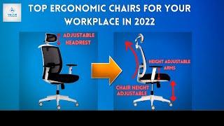 Top 3 Ergonomic Chairs For Your Workplace in 2022 | Value Office Furniture