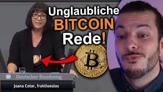Unglaubliche BITCOIN Rede im Bundestag von Joana Cotar! | REACTION von Roman Reher