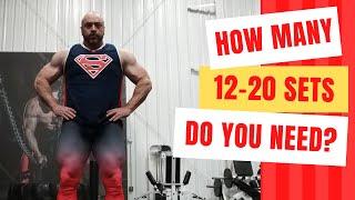 How Many SETS Do You NEED? 12 or 20 (Menno Henselmans Set Recommendations)