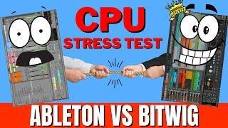 Ableton VS Bitwig: CPU Stress test. Leaving Ableton after 2 weeks with Bitwig.