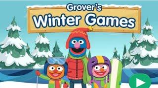 SESAME STREET : Grocer's Winter Games PBS KIDS | KIDS ON TV (Mini explorers zone)