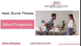 The Home Buying Process - Top Realtor Mona Khadem - Orange County