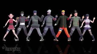 umbrella [ NARUTO MMD ]NARUTO*SASUKE*KIBA*SHINO*NEJI*LEE*SAI*SHIKAMARO*HINATA*SAKURA*KAKASHI