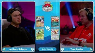 TCG Tord Reklev Vs Anthony Ribeiro 2024 Pokémon World Championships Swiss R6 Day1