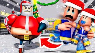 Can we ESCAPE Barry's Prison Run CHRISTMAS EDITION for the FIRST TIME?! (Roblox)