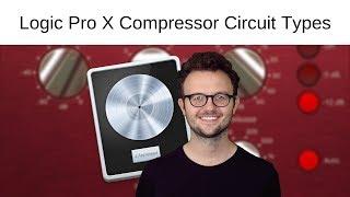 Logic Pro X Compressor Circuit Types : Studio VCA, Studio FET, and more!