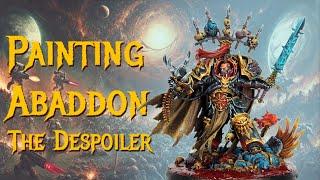 How to Paint Abaddon the Despoiler | Warhammer | Black Legion