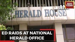 National Herald Case: After Sonia Gandhi & Rahul Grilling, ED Raids National Herald Office In Delhi