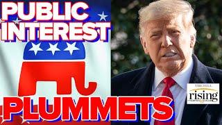 Krystal and Saagar: Public Interest In Trump PLUMMETS To Pre-Presidency Levels, GOP In Catastrophe