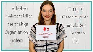 Geschirrspüler? Nörgeln? | Aussprache, bitte!