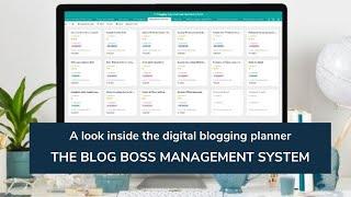 A look inside the Digital Blogging planner: The Boss Blog Management System! Get blog organised!