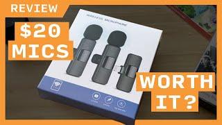 Let's Put These $20 Lavalier Wireless Mics to the Test! Maybesta Review