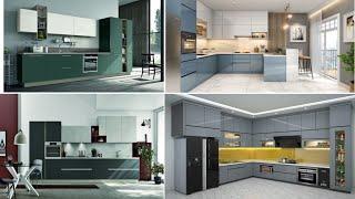 Modular Kitchen Design Layout Open Kitchen Cabinet Colours 2024 | Modern Home Interior Designs