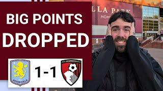 ASTON VILLA DROP TWO MASSIVE POINTS | FAN CAM