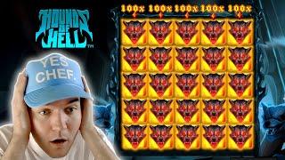 I got the *MAX SETUP* on the *NEW* Hacksaw Slot! (Hounds of Hell Review)
