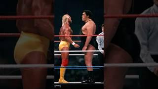 Hulk Hogan vs Andre The Giant #wwe #wcw #aew #wrestlemania #80swrestling #prowrestling #2025 #fyp