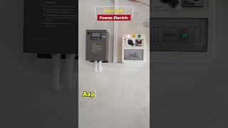 7.5kw invt VFD installation #shorts #solar #vfd #electrical #youtubeshorts