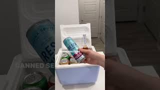 Wait until you see how fun this turns out!! These little $10 coolers from Target are SO cute and