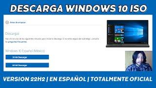 Descargar WINDOWS 10 22H2 en ESPAÑOL OFICIAL (ARCHIVO ISO) | 64 BITS Y 32 BITS | BIEN EXPLICADO