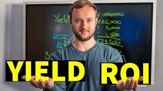 How to calculate YIELD vs How to calculate ROI in PROPERTY | Jamie York