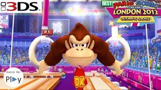 Anelli Mario & Sonic Giochi Olimpici Londra 2012 con Donkey Kong HD Nintendo 3DS