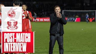 Richie Wellens talks through Orient's New Year's Day victory over Bristol Rovers