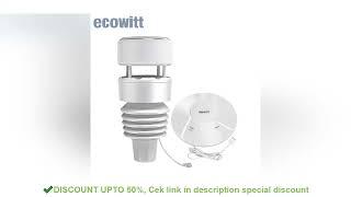 Ecowitt GW2001 Wittboy Weather Station, Includes GW2000 Wi-Fi Gateway and WS90 7-in-1 Outdoor Sol