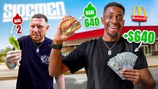 SIDEMEN SPEND $1 FOR EVERY CALORIE YOU EAT FOR 24 HOURS