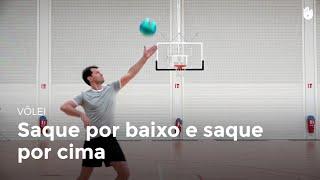 Saque por baixo e saque por cima | Vôlei