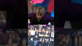 I Love his reaction . V fanboy