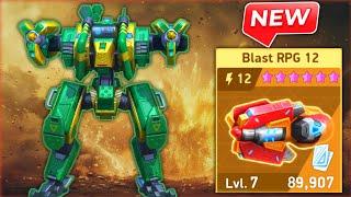 New Weapon Blast RPG 12 Gameplay with Orion - Mech Arena