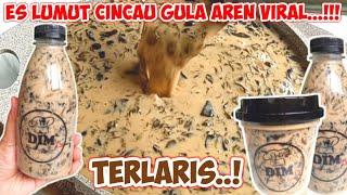 CUMA DI ADUK BISA UNTUNG BELIUNG JUAL INI‼️ES VIRAL KEKINIAN||ES LUMUT CAPUCINO CINCAU GULA AREN