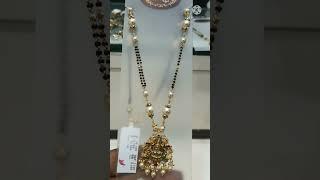 #shorts #Latest Light Weight Mangalsutra Chains #Black Beads Chains with weight #SyamalaChethiVanta