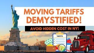 What Are Moving Tariffs? The Ultimate Guide for New York Movers