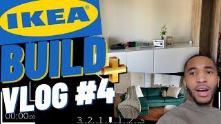IKEA Apartment Build! New Sofa Reaction! | Vlog #4