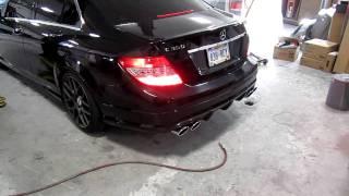 C350 with Eisenmann Race Exhaust Indoor