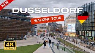  DÜSSELDORF, GERMANY FEBRUARY 2024 [WALKING TOUR],  [4K ULTRA HD/60FPS]