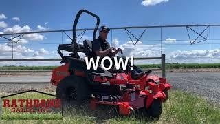 Bad Boy Outlaw Rogue 61" Commercial Mower  out on a Demo in Moses Lake Washington