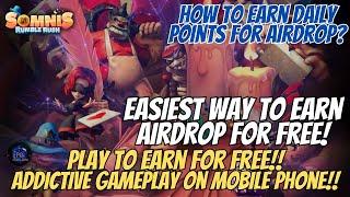 #1 PLAY TO EARN MOBILE PHONE? SOMINS  - HOW TO EARN FOR FREE - BEST PLAY TO EARN CASUAL GAME?