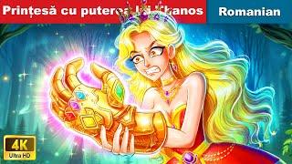 Prințesă cu puterea lui Thanos  Princess Story  Woa Fairy Tales Romanian @woafairytales-romanian