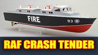 RC Balsa Boat - Unboxing a Royal Air Force "Crash Tender": What's Inside?