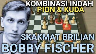 Partai Catur Skakmat Kuda dan Pion dari Bobby Fischer