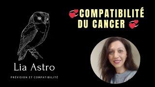 Compatibilité Amoureuse du Cancer by Lia Astro 