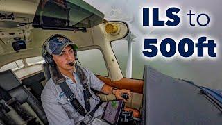 Full IFR Flight: ILS Approach in IMC to Lexington, Kentucky