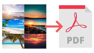 How to merge multiple images into one PDF file on Windows 11