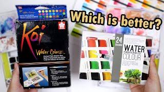 Sakura Koi Watercolor vs Superior Watercolor Review | Tagalog Philippines