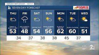 WMAR-2 News Chris Swaim Wednesday night weather