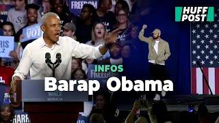 Barack Obama rappe "Lose Yourself" d’Eminem à Détroit et enflamme les supporters de Kamala Harris