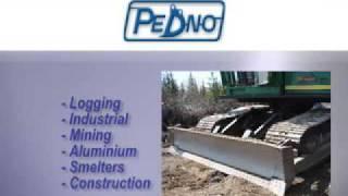 Pedno heavy equipment attachments