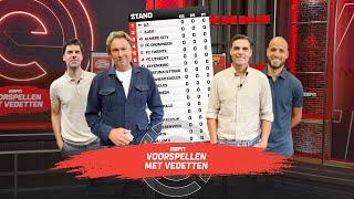 Wie PAKT de TITEL? En WELKE clubs DEGRADEREN? | Voorspellen met Vedetten | Eredivisie '24/'25